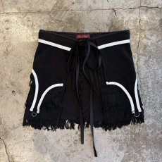 画像1: 【Wiz&Witch】"UNITED" LACE MIX WRAP SKIRT / FREE (1)