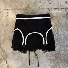 画像2: 【Wiz&Witch】"UNITED" LACE MIX WRAP SKIRT / FREE (2)