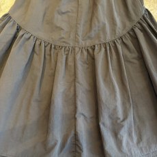 画像9: BLACK COLOR TIERED SILHOUETTE SKIRT / W25~W28 (9)