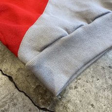 画像3: 80's【NIKE】3 COLOR DESIGN HALF ZIP SWEAT  / Ladies L (3)