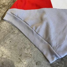 画像4: 80's【NIKE】3 COLOR DESIGN HALF ZIP SWEAT  / Ladies L (4)