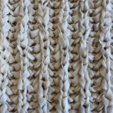 画像10: IVORY COLOR OVER DESIGN CABLE L/S KNIT TOPS / Ladies L  (10)
