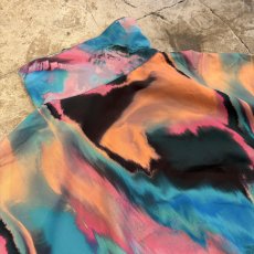 画像12: MARBLE COLOR ZIP UP HIGH NECK TRACK JACKET / Ladies M (12)