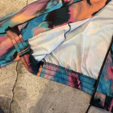 画像8: MARBLE COLOR ZIP UP HIGH NECK TRACK JACKET / Ladies M (8)