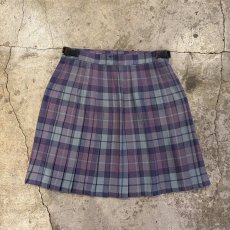 画像2: CHECK PATTERN SIDE BELT KILT WRAP DESIGN SKIRT / W27~W28 / MADE IN SCOTLAND (2)