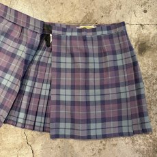 画像7: CHECK PATTERN SIDE BELT KILT WRAP DESIGN SKIRT / W27~W28 / MADE IN SCOTLAND (7)