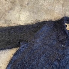 画像8: ALL OVER FINE FRINGE DESIGN SHEER L/S SHIRT / Ladies L(M) (8)