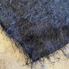 画像3: ALL OVER FINE FRINGE DESIGN SHEER L/S SHIRT / Ladies L(M) (3)