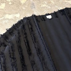 画像3: FRINGE STRIPE LINE FRONT OPEN S/S TOPS / Mens L  (3)