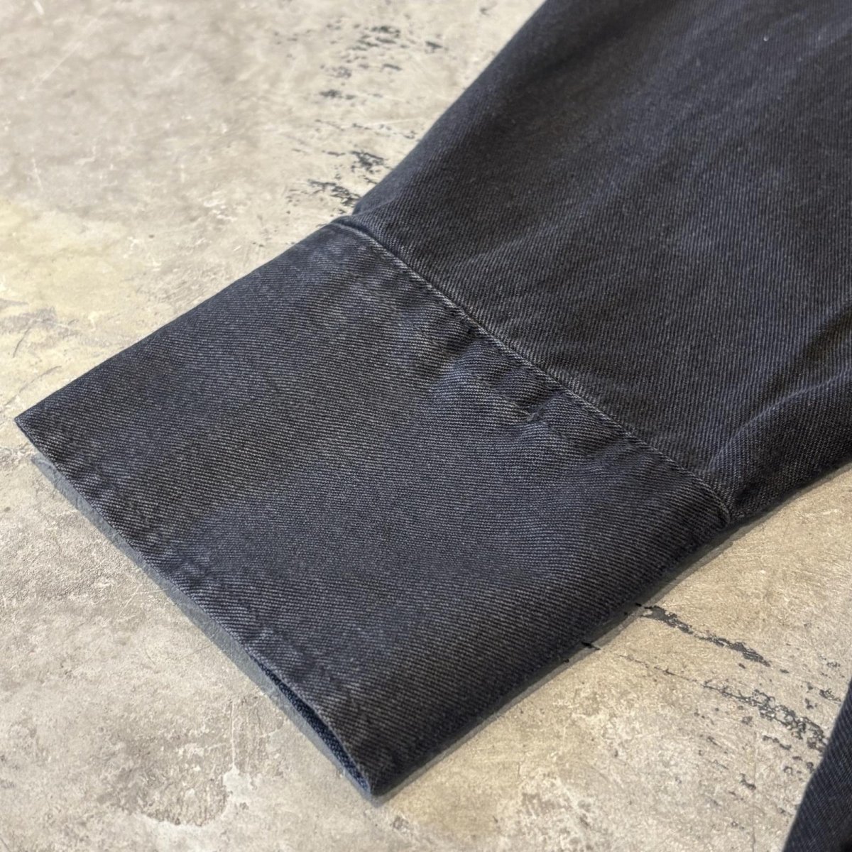画像7: "WRANGLER" BLACK COTTON WESTERN L/S SHIRT / Mens XL (7)