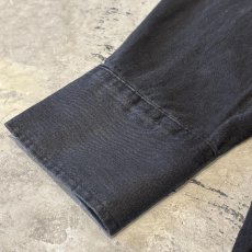 画像7: "WRANGLER" BLACK COTTON WESTERN L/S SHIRT / Mens XL (7)