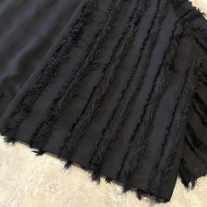 画像6: FRINGE STRIPE LINE FRONT OPEN S/S TOPS / Mens L  (6)