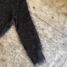 画像6: ALL OVER FINE FRINGE DESIGN SHEER L/S SHIRT / Ladies L(M) (6)
