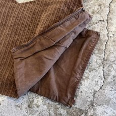画像8: BROWN COLOR CORDUROY DESIGN BUSTIER / Ladies M (8)
