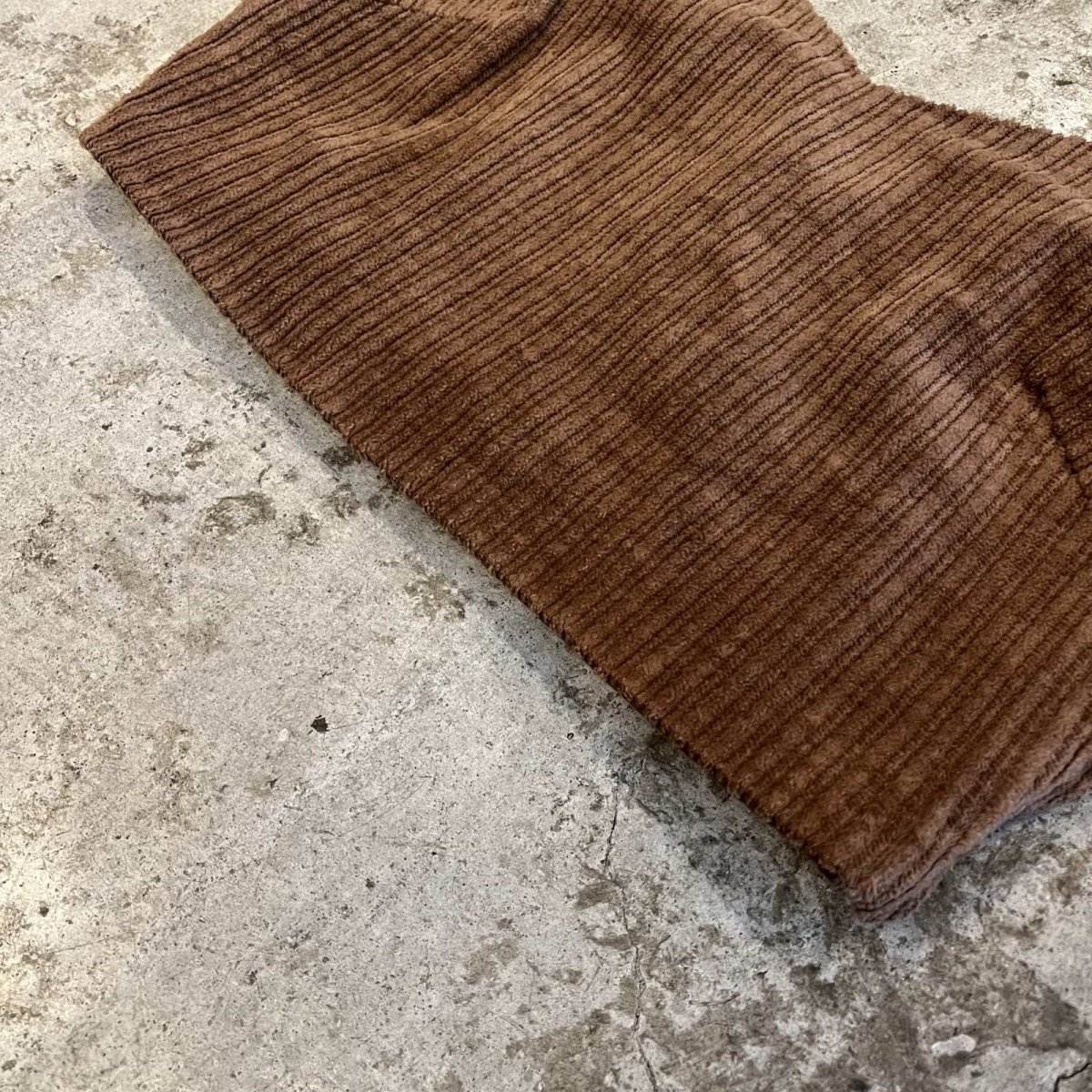 画像4: BROWN COLOR CORDUROY DESIGN BUSTIER / Ladies M (4)