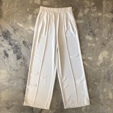 画像1: MONOTONE WIDE SILHOUETTE PANTS / W27~FREE (1)