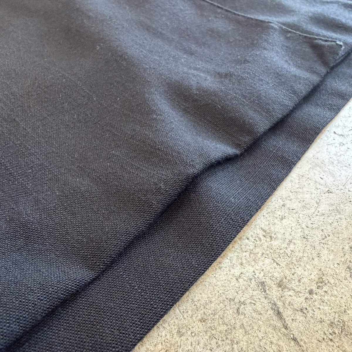 画像9: BLACK COLOR SINGLE EASY TAILORED JACKET / Ladies L (9)