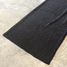画像8: BLACK WASHER DESIGN WIDE SILHOUETTE PANTS / W29~FREE (8)