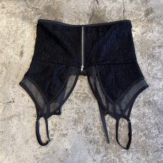 画像2: 【Wiz&Witch】"UNITED" LACE MIX WRAP SKIRT / FREE (2)