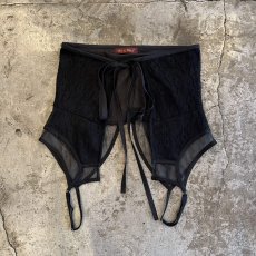 画像1: 【Wiz&Witch】"UNITED" LACE MIX WRAP SKIRT / FREE (1)