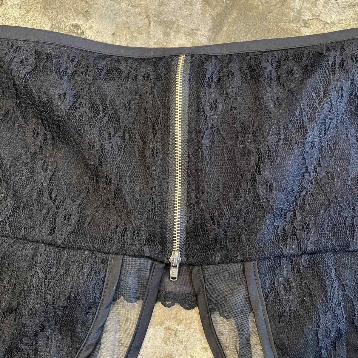 画像9: 【Wiz&Witch】"UNITED" LACE MIX WRAP SKIRT / FREE (9)
