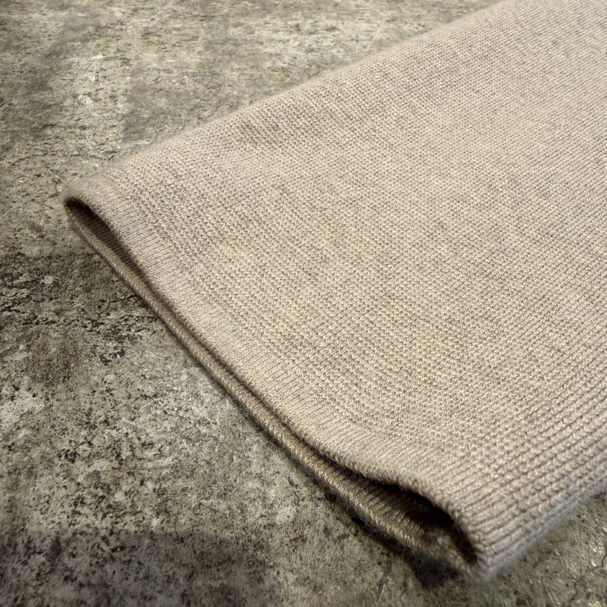 画像8: HEATHER SAND COLOR SWEATER JACKET / Ladies L (8)