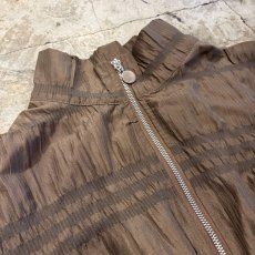 画像3: SHIRRING DESIGN STAND COLLAR CROPPED ZIP UP JACKET / Ladies M (3)