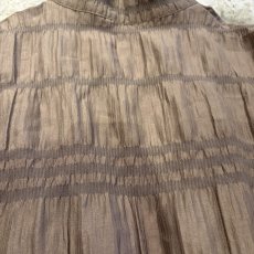 画像11: SHIRRING DESIGN STAND COLLAR CROPPED ZIP UP JACKET / Ladies M (11)