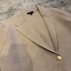 画像3: HEATHER SAND COLOR SWEATER JACKET / Ladies L (3)