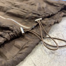 画像12: SHIRRING DESIGN STAND COLLAR CROPPED ZIP UP JACKET / Ladies M (12)