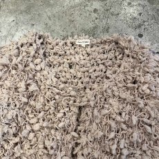 画像8: ALL OVER LOOP FRINGE EMBROIDERY 1 HOOK DESIGN KNIT CARDIGAN / Ladies L(S) (8)