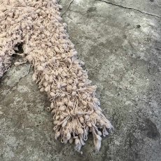 画像7: ALL OVER LOOP FRINGE EMBROIDERY 1 HOOK DESIGN KNIT CARDIGAN / Ladies L(S) (7)
