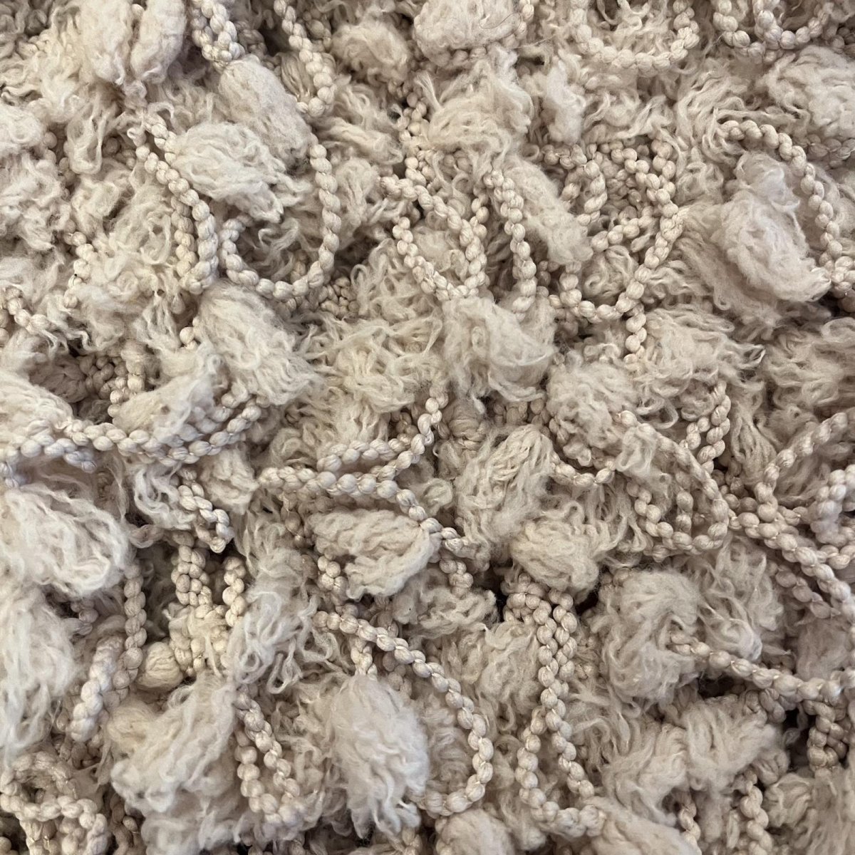 画像10: ALL OVER LOOP FRINGE EMBROIDERY 1 HOOK DESIGN KNIT CARDIGAN / Ladies L(S) (10)