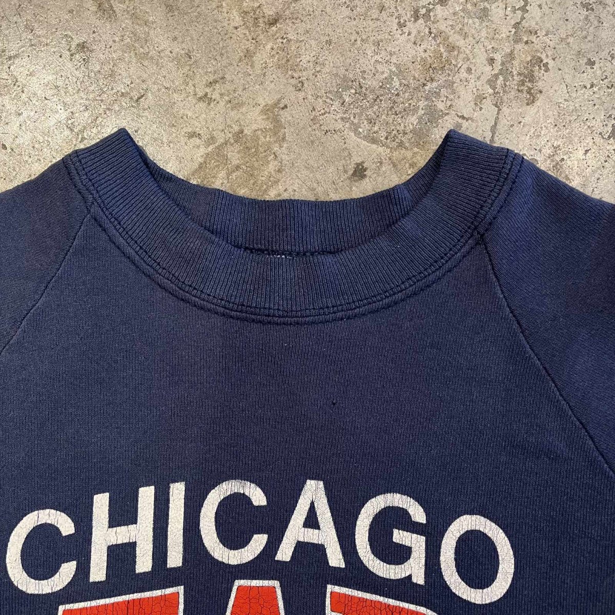 画像8: 80's "CHICAGO BEARS" NFC TEAM DESIGN L/S SWEAT / Ladies M / MADE IN USA (8)