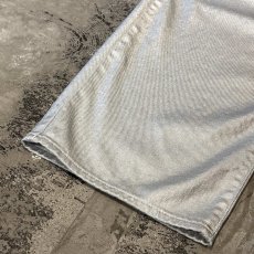 画像8: LUSTER SILVER COLOR WIDE SILHOUETTE PANTS / W33 (8)