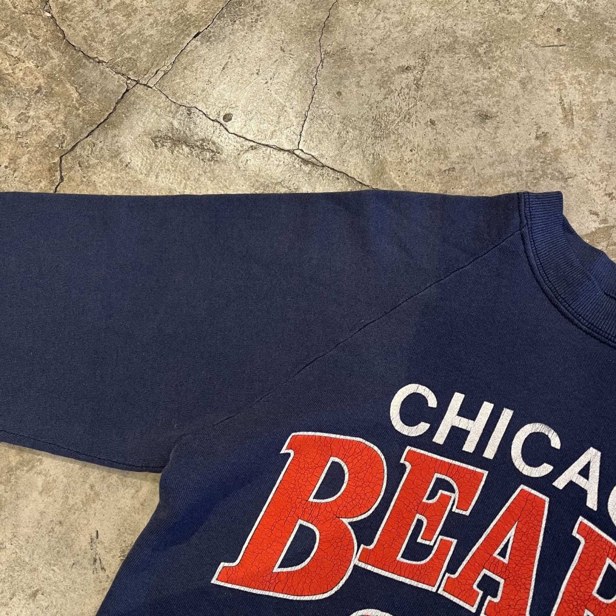 画像9: 80's "CHICAGO BEARS" NFC TEAM DESIGN L/S SWEAT / Ladies M / MADE IN USA (9)