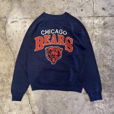 画像1: 80's "CHICAGO BEARS" NFC TEAM DESIGN L/S SWEAT / Ladies M / MADE IN USA (1)
