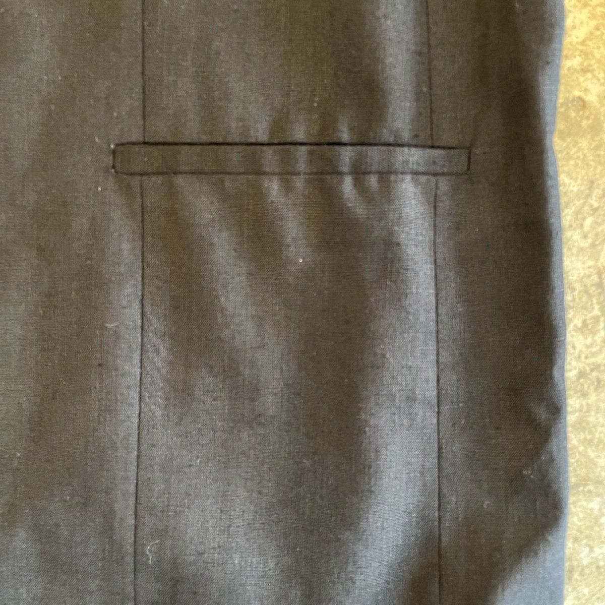 画像6: 3 POCKET DESIGN BLACK COLOR TAILORED JACKET / Ladies L(16W) / MADE IN USA (6)