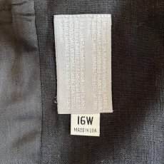 画像12: 3 POCKET DESIGN BLACK COLOR TAILORED JACKET / Ladies L(16W) / MADE IN USA (12)