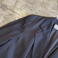 画像11: 3 POCKET DESIGN BLACK COLOR TAILORED JACKET / Ladies L(16W) / MADE IN USA (11)