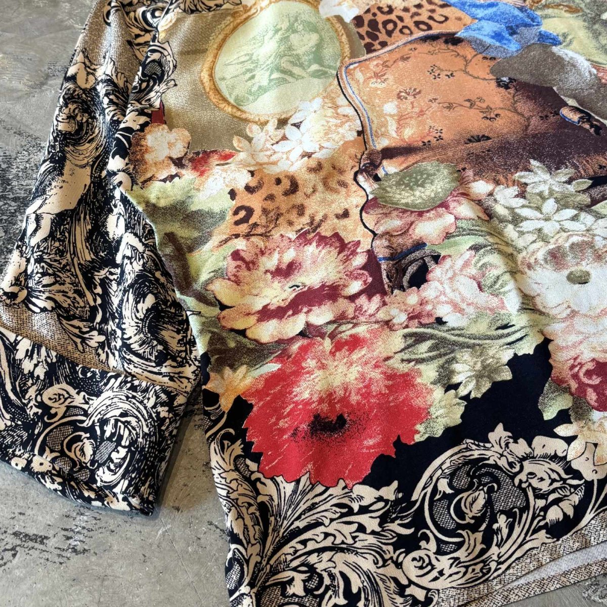 画像5: ALL OVER ARTISTIC GRAPHIC PATTERN L/S TOPS / Mens L / MADE IN USA (5)