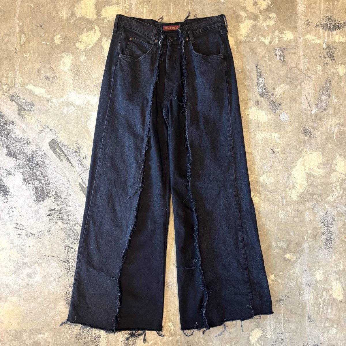 画像1: 【Wiz&Witch】"UNITED" TWINS WIDE DENIM PANTS / W31 (1)