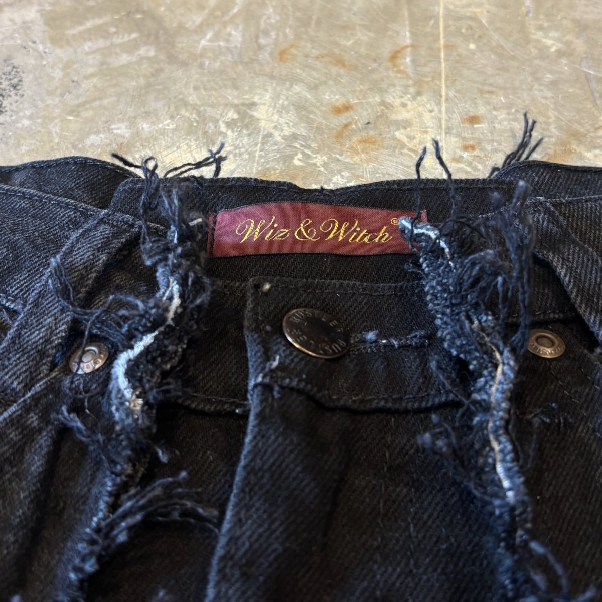 画像10: 【Wiz&Witch】"UNITED" TWINS WIDE DENIM PANTS / W31 (10)