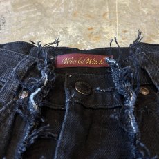 画像10: 【Wiz&Witch】"UNITED" TWINS WIDE DENIM PANTS / W31 (10)
