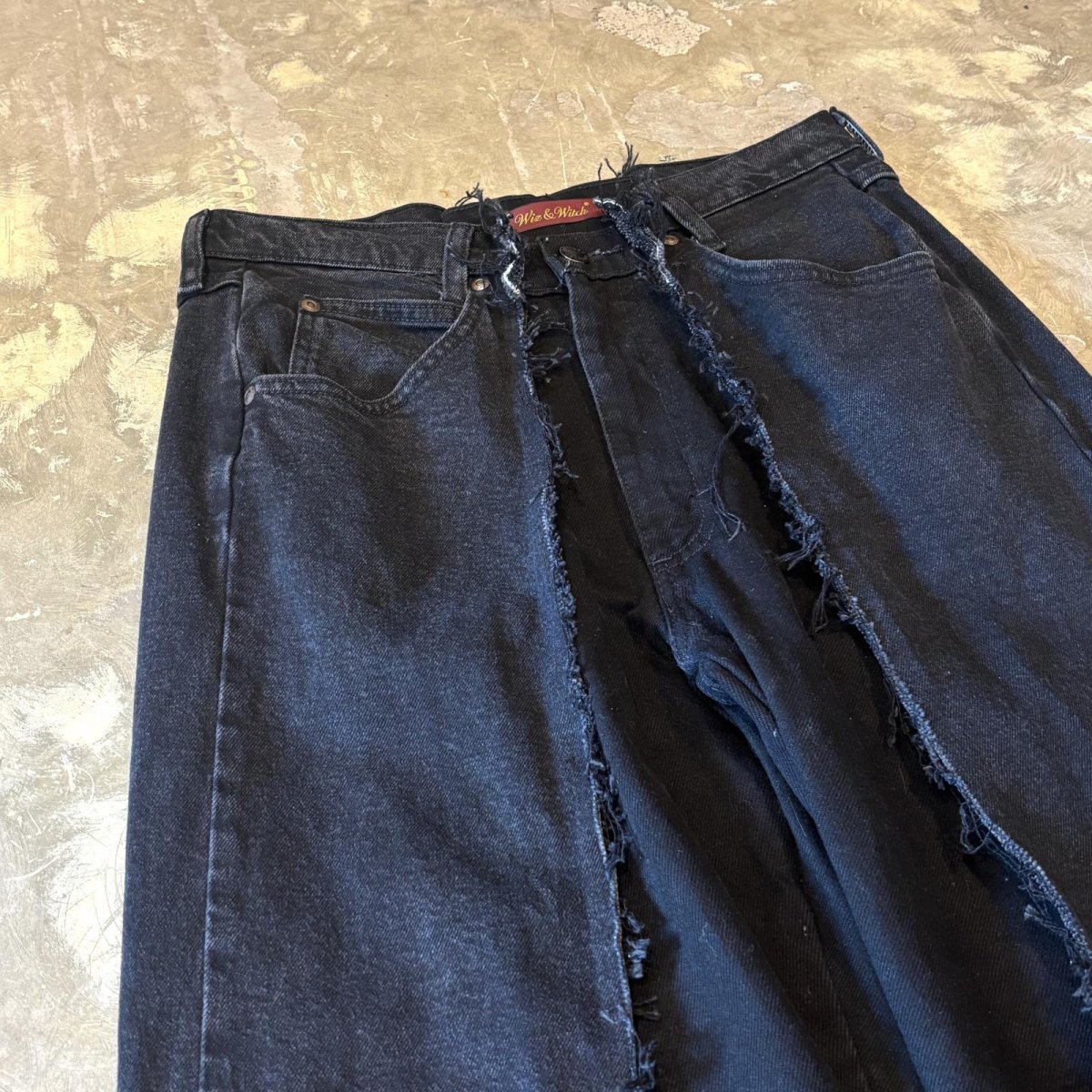 画像3: 【Wiz&Witch】"UNITED" TWINS WIDE DENIM PANTS / W31 (3)