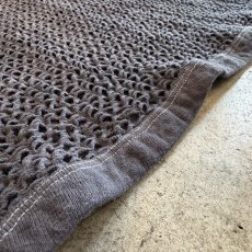 画像9: DARK GRAY COLOR MESH DESIGN L/S TOPS / Ladies L / MADE IN USA (9)