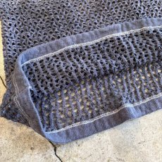 画像6: DARK GRAY COLOR MESH DESIGN L/S TOPS / Ladies L / MADE IN USA (6)