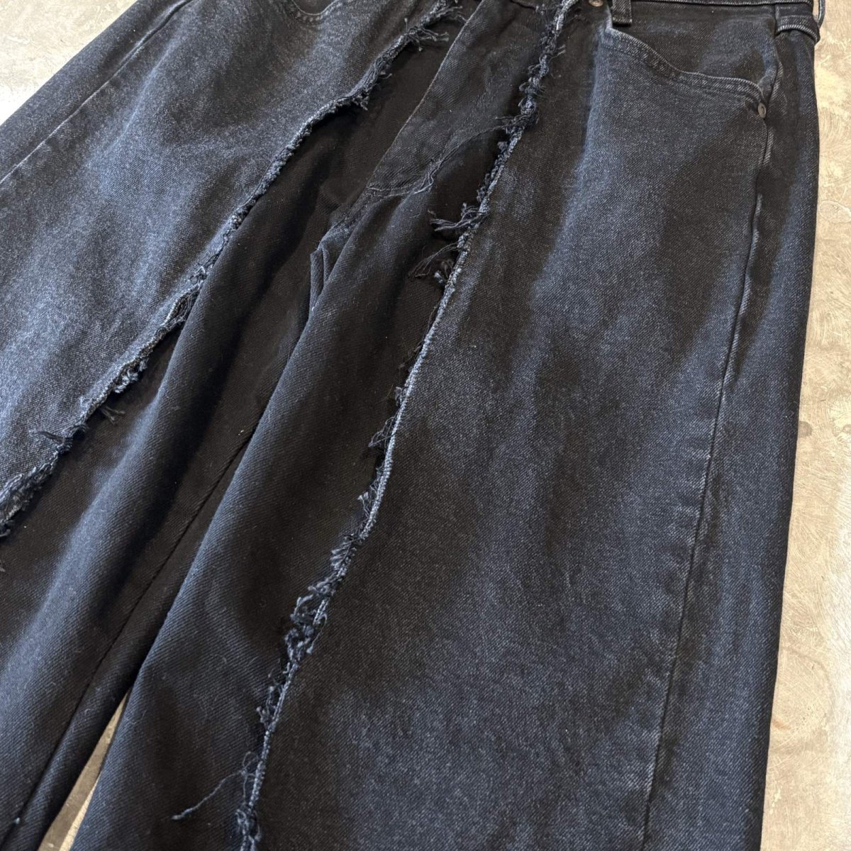 画像4: 【Wiz&Witch】"UNITED" TWINS WIDE DENIM PANTS / W31 (4)