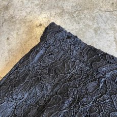 画像8: ALL OVER LACE PATTERN DESIGN SKIRT / W29(8)  (8)