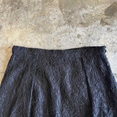 画像7: ALL OVER LACE PATTERN DESIGN SKIRT / W29(8)  (7)